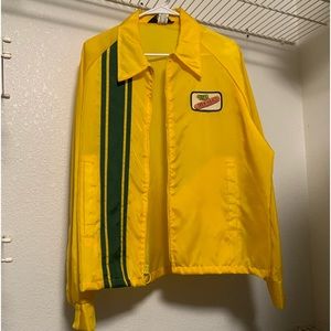 Vintage Dekalb Yellow Windbreaker